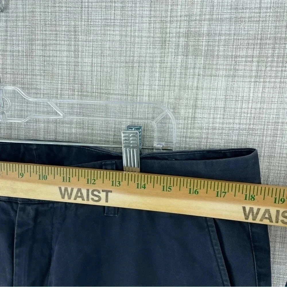 Bonobos Straight Leg pants Mens Size 36x34 navy blue *light fade* 2728